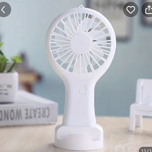 White Rechargeable Portable Fans New in Box